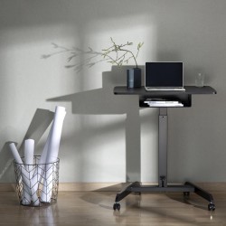 Biurko, stolik do laptopa Maclean MC-903B regulacja wysokości, z szufladą,