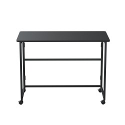 Biurko składane Maclean MC-1250 B, czarne, mobilne, 100x50cm… | PartsPC.pl