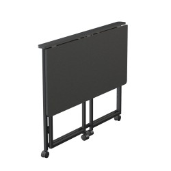 Biurko składane Maclean MC-1250 B, czarne, mobilne, 100x50cm… | PartsPC.pl
