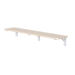 Półka składana Maclean MC-129 WD, blat drewniany, 100x20cm, … | PartsPC.pl