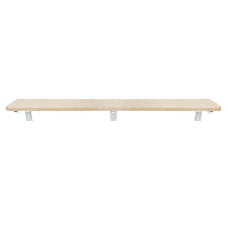 Półka składana Maclean MC-129 WD, blat drewniany, 100x20cm, … | PartsPC.pl