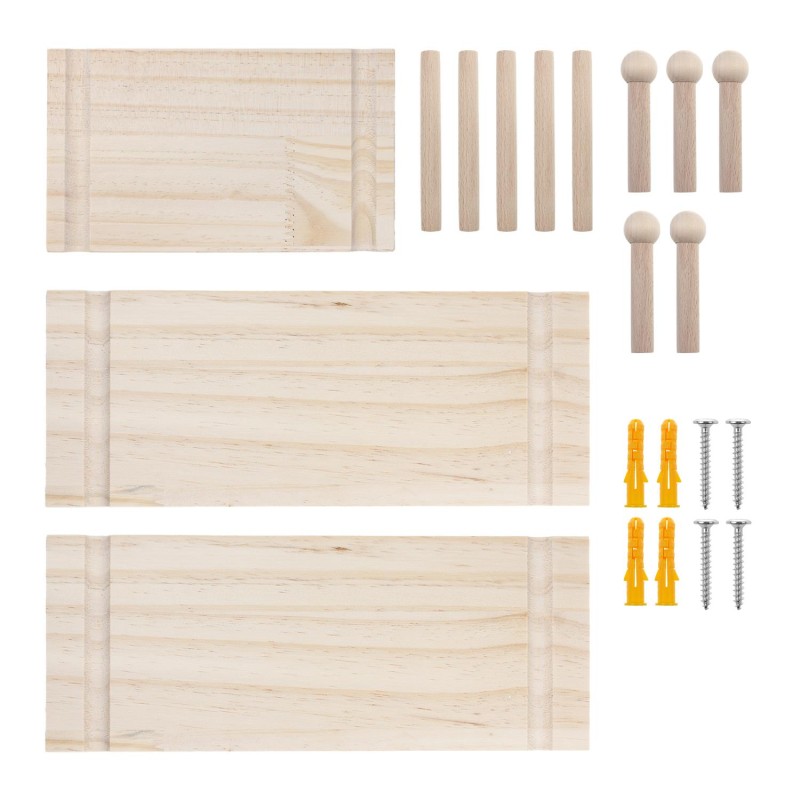 Tablica drewniana organizer Maclean, drewniany, 60x80cm, max… | PartsPC.pl