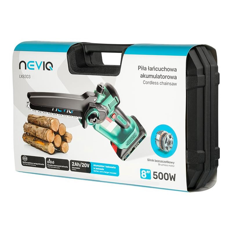 Piła łańcuchowa akumulatorowa NEVIQ 8"(LX8303) | PartsPC.pl