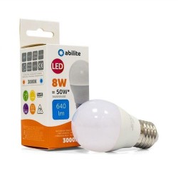 Żarówka LED Abilite kulka mleczna b.ciepła E27 8W/230V 640lm… | PartsPC.pl