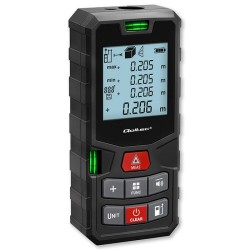 Dalmierz Qoltec laserowy z poziomicą | podświetlany LCD | 50… | PartsPC.pl