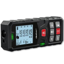 Dalmierz Qoltec laserowy z poziomicą | podświetlany LCD | 50… | PartsPC.pl