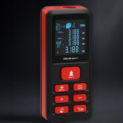 Dalmierz Qoltec laserowy z poziomicą | podświetlany LCD | 50… | PartsPC.pl