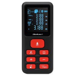 Dalmierz Qoltec laserowy z poziomicą | podświetlany LCD | 50… | PartsPC.pl