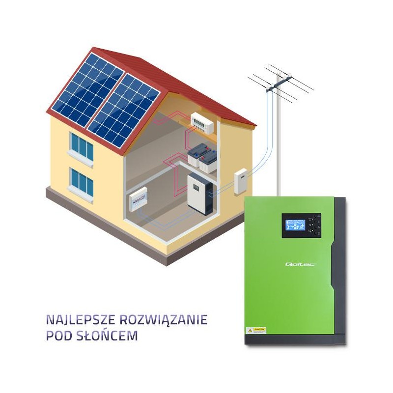 Hybrydowy inwenter solarny Off-Grid 3,5kW | 100A | 24V | MPP… | PartsPC.pl