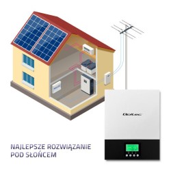 Hybrydowy inwerter solarny Off-Grid 2.4kW | 80A | MPPT | Sin… | PartsPC.pl