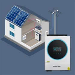 Hybrydowy inwerter solarny Off-Grid 4kVA | 4kW | 120A | MPPT… | PartsPC.pl