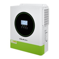Inwerter solarny Qoltec hybrydowy Off-Grid 3500W | 100A | 24… | PartsPC.pl