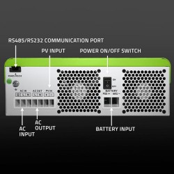 Hybrydowy Inwerter solarny Off-Grid  6200W | 120A | 48V | MP… | PartsPC.pl