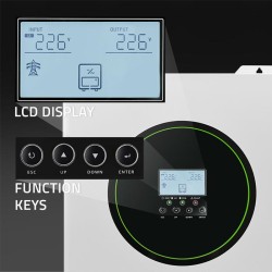 Hybrydowy Inwerter solarny Off-Grid 11000W | 160A | 48V | MP… | PartsPC.pl