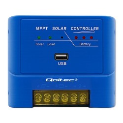 Regulator ładowania MPPT Qoltec solarny 15A do zasilania odb… | PartsPC.pl
