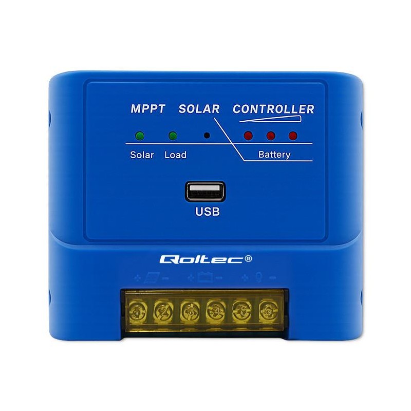 Regulator ładowania MPPT Qoltec solarny 15A do zasilania odb… | PartsPC.pl