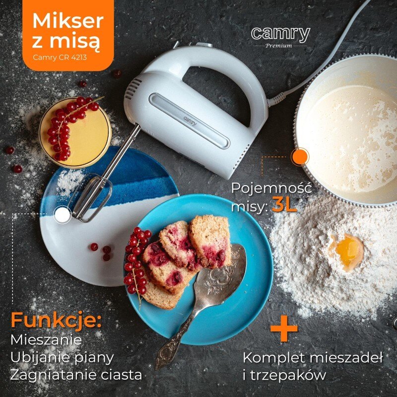 Mikser z misą 600W Camry CR 4213