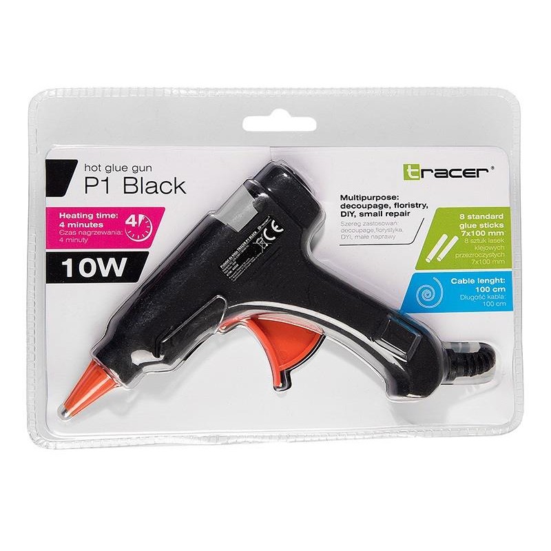 Pistolet do kleju Tracer P1 black | PartsPC.pl