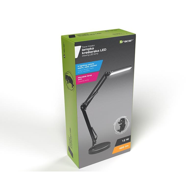 Lampka kreślarska Tracer Kreator LED | PartsPC.pl