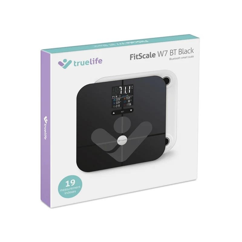 Waga diagnostyczna bluetooth TrueLife FitScale W7 BT czarna … | PartsPC.pl