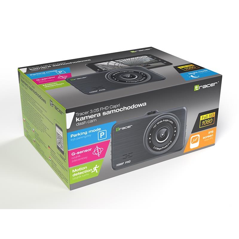 Kamera samochodowa Tracer 3.0S FHD CAPRI | PartsPC.pl