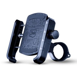 Uchwyt rowerowy 3mk Steel Bike Holder Aluminiowy czarny | PartsPC.pl