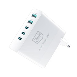 Ładowarka sieciowa 140W 3xUSB-C+2xUSB-A GaN PD QC | PartsPC.pl