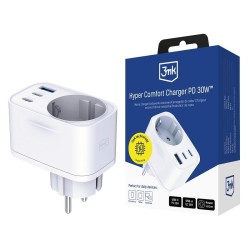 Ładowarka sieciowa 3mk Hyper Comfort Charger GaN PD 30W | PartsPC.pl