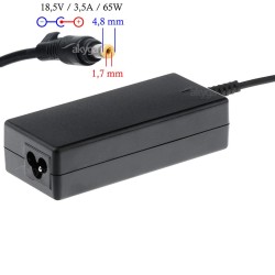 Zasilacz sieciowy Akyga AK-ND-09 do notebooka 18,5V/3,54A 65… | PartsPC.pl