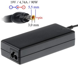 Zasilacz sieciowy Akyga AK-ND-27 do notebooka 19V/4,74A 90W … | PartsPC.pl