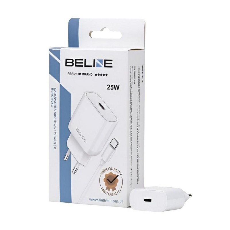 Ładowarka sieciowa Beline 25W 1xUSB-C GaN PD 3.0+kabel USB-C… | PartsPC.pl