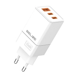 Ładowarka sieciowa Beline 65W GaN 2xUSB-C PD 3.0 + 1xUSB-A Q… | PartsPC.pl