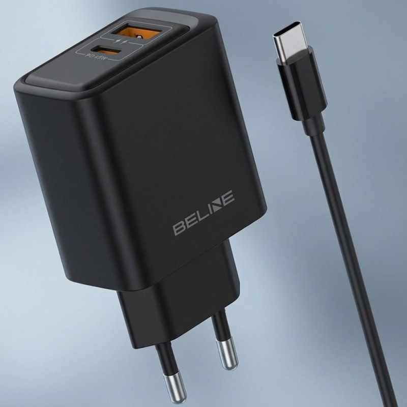 Ładowarka sieciowa Beline 45W 1xUSB-C + 1xUSB GaN PD 3.0 QC … | PartsPC.pl