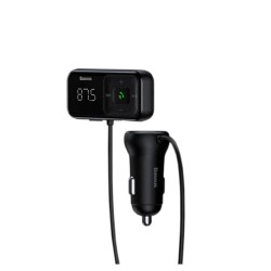 Transmiter FM Bluetooth Baseus S-16 CCMT000201 z ładowarką U… | PartsPC.pl