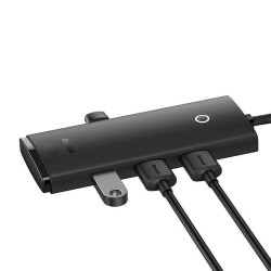 Hub USB 3.0 4xUSB 3.0 1xUSB-C kabel 2m Baseus WKQX030201 | PartsPC.pl