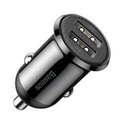 Ładowarka samochodowa Baseus Grain Pro z dwoma gniazdami USB… | PartsPC.pl