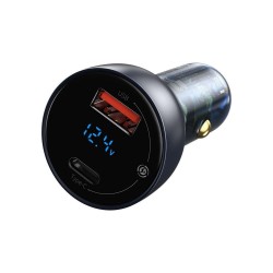 Ładowarka samochodowa Baseus CCKX-C0G 65W z gniazdem USB QC3… | PartsPC.pl