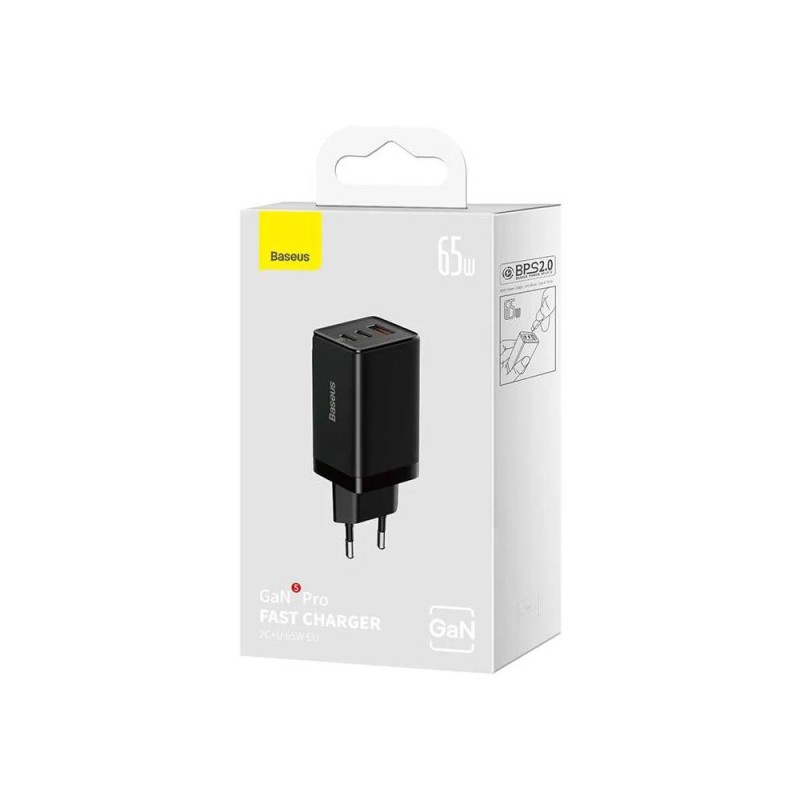 Ładowarka sieciowa Baseus GaN5 Pro CCGP120201 65W szybka z 2… | PartsPC.pl