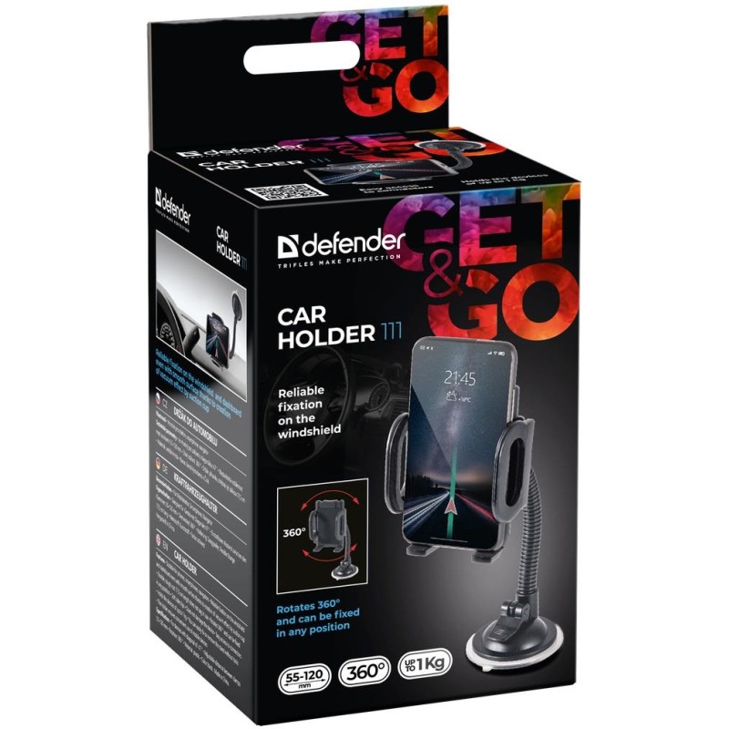 Uchwyt samochodowy Defender 111 55-120mm do telefonu/nawigac… | PartsPC.pl