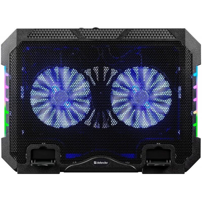 Podstawka chłodząca Defender NS-502 laptop notebook 15.6-17.3" 2xUSB 2 fans