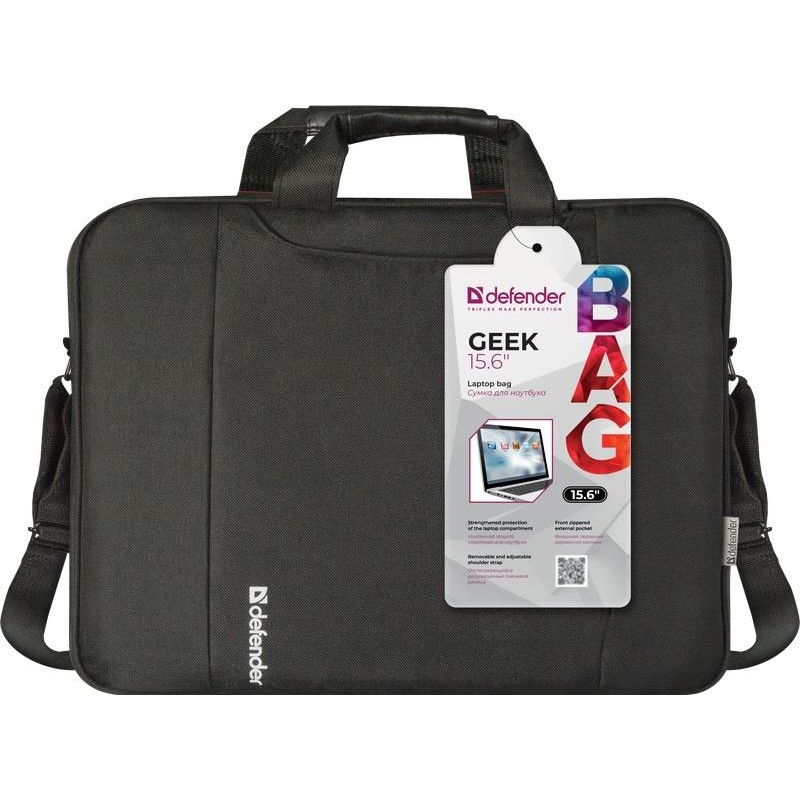Torba do notebooka Defender GEEK 15.6" czarna | PartsPC.pl
