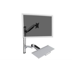 Ramię naścienne pojedyncze DIGITUS, 1xLCD + klawiatura, max.… | PartsPC.pl