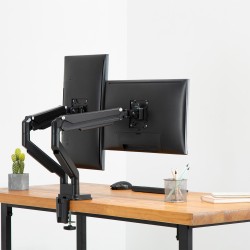 Ramię biurkowe podwójne DIGITUS (zacisk) 2xLCD max. 32"max. … | PartsPC.pl