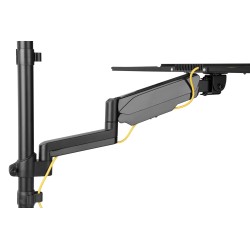 Ramię naścienne pojedyncze DIGITUS LCD+klawiaturamax.32"max.… | PartsPC.pl