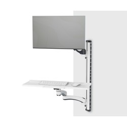 Ramię naścienne pojedyncze DIGITUS 1xLCD + klawiatura, max. … | PartsPC.pl