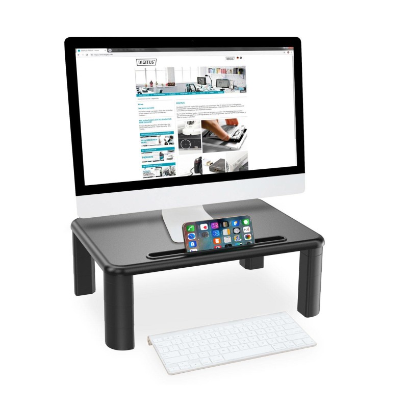 Podstawka pod monitor DIGITUS regulowana z drewnianym blatem… | PartsPC.pl