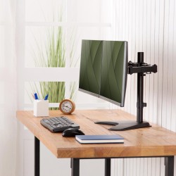 Stojak biurkowy podwójny DIGITUS 2xLCD max. 32"max. 2x 8kg u… | PartsPC.pl