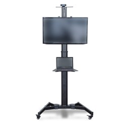 Stojak mobilny pojedynczy z półką DIGITUS 1xLCD max. 70" max… | PartsPC.pl