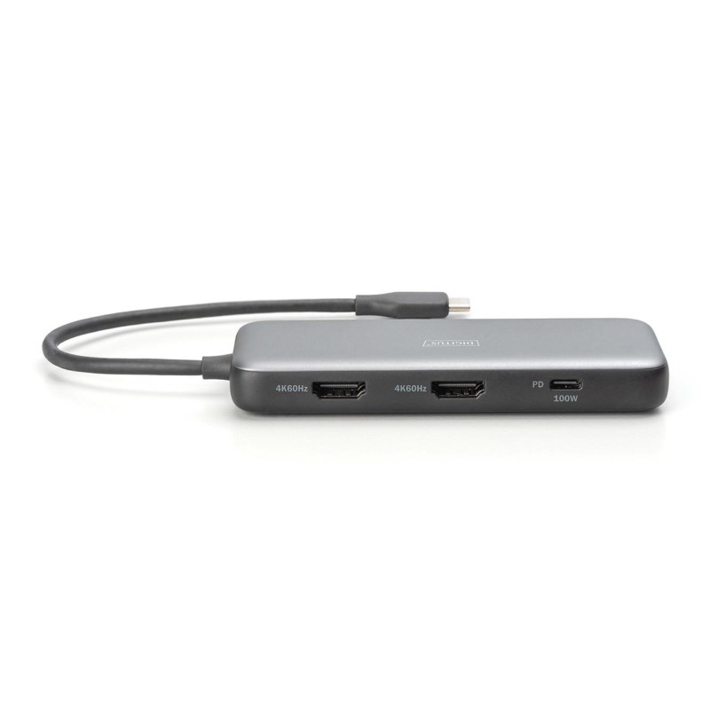 Stacja dokująca DIGITUS USB Typ C 8-portów 2x HDMI 4K/60Hz P… | PartsPC.pl