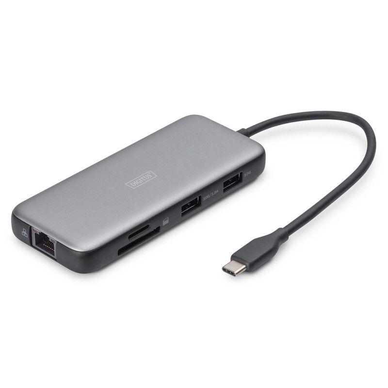 Stacja dokująca DIGITUS USB Typ C 8-portów 2x HDMI 4K/60Hz P… | PartsPC.pl